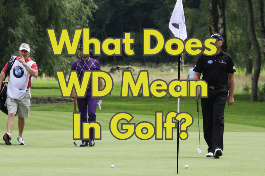 What Does WD Mean In Golf