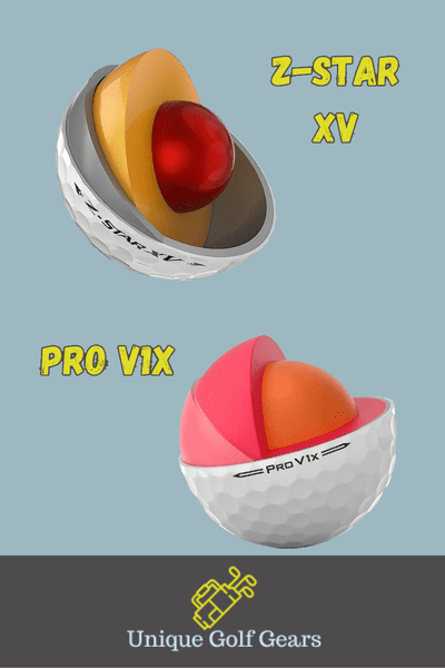 srixon z star xv vs titleist pro v1x construction